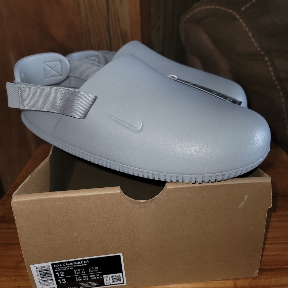 Nike Calm Mule 'Light Smoke Grey' FD5130-002